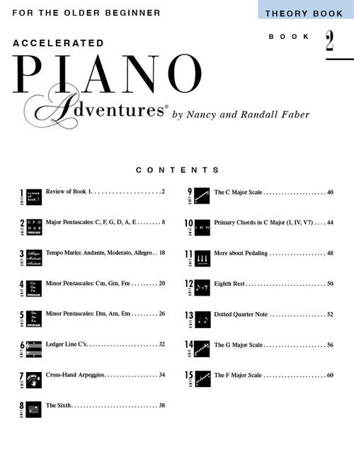 Accelerated Piano Adventures®: Theory Book 2