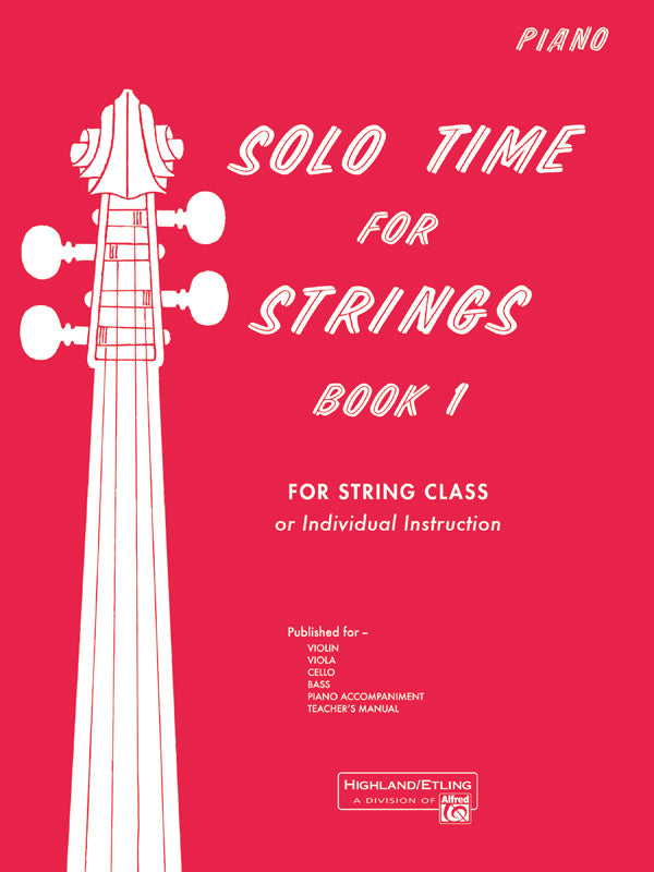 Solo Time for Strings - Book 1