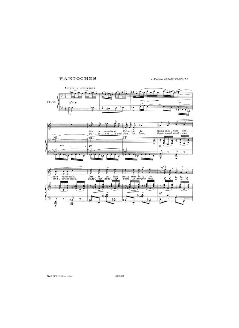Debussy: Fêtes galantes - Book 1