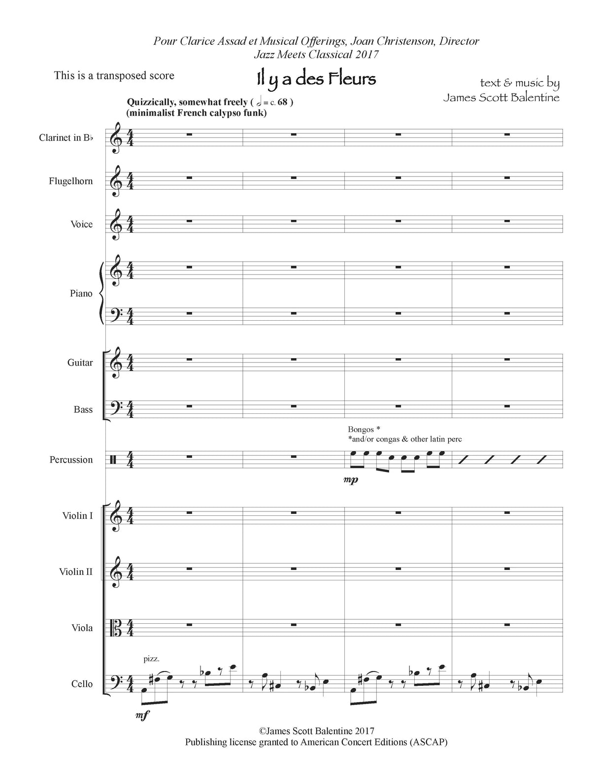 Balentine: Il y a des Fleurs