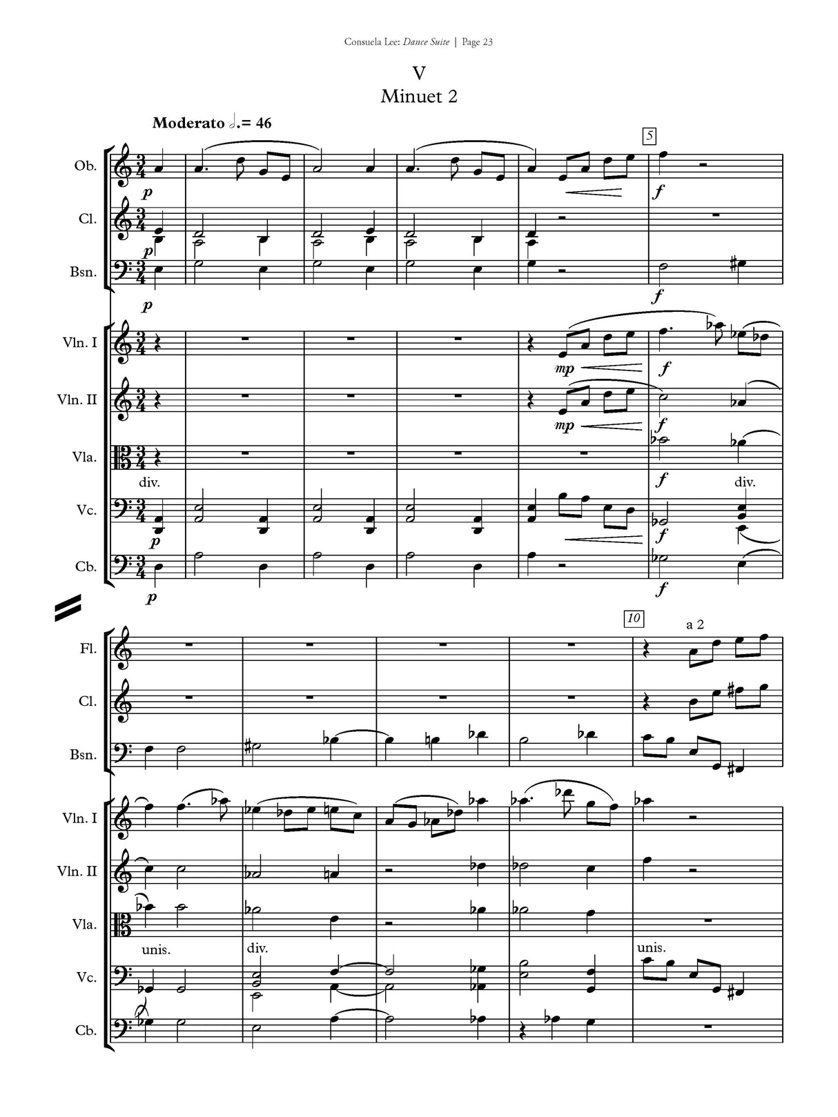 C. Lee: Dance Suite