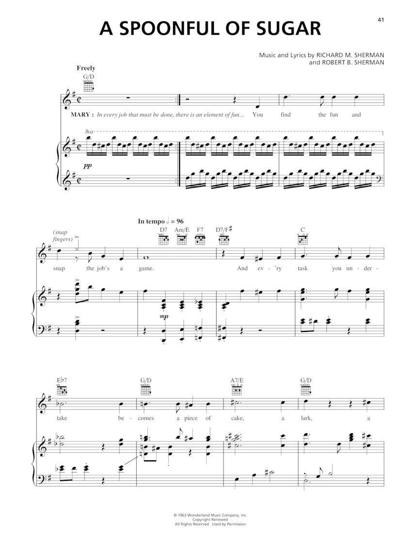 Mary Poppins - Selections from the Broadway Musical