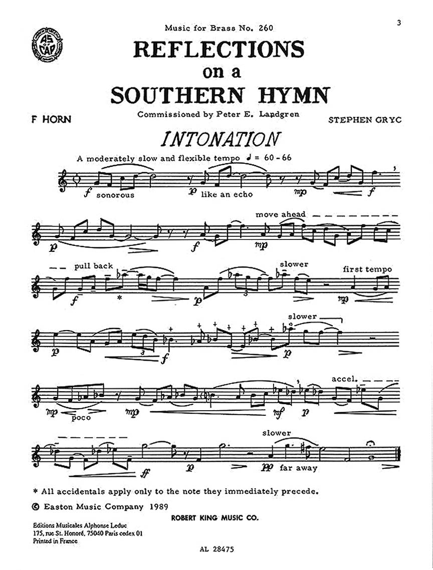 Gryc: Reflections On A Southern Hymn