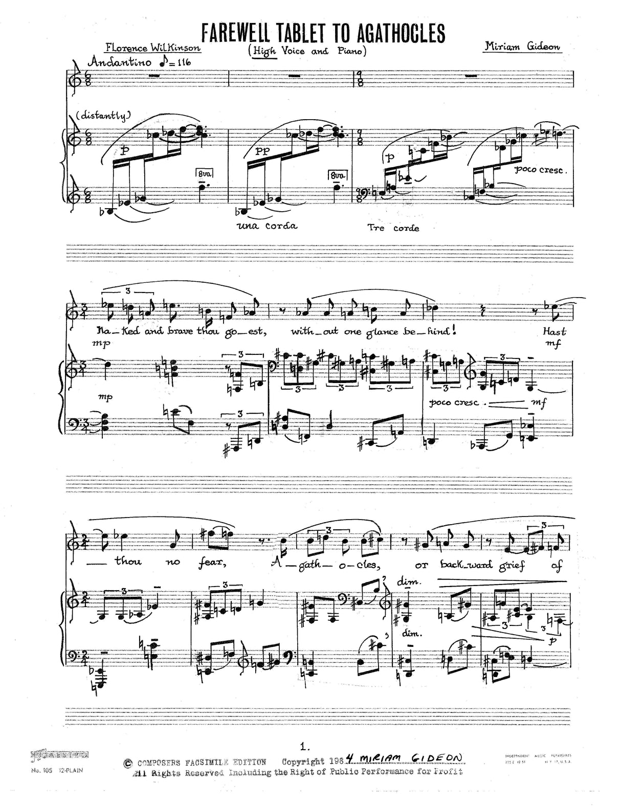 Gideon: Songs of Voyage