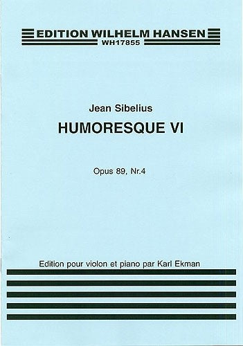 Sibelius: Humoresque No. 6, Op. 89d