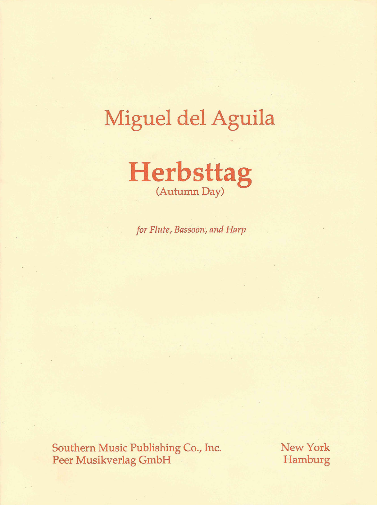 Águila: Herbsttag