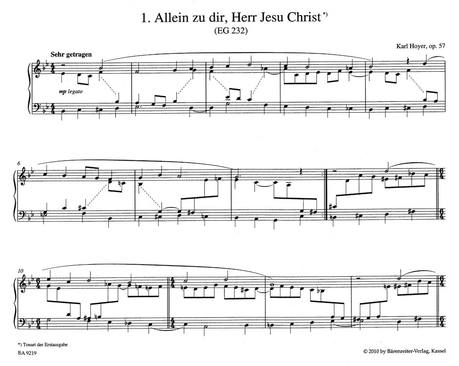 Hoyer: Chorale Preludes, Op. 57 - Volume 4