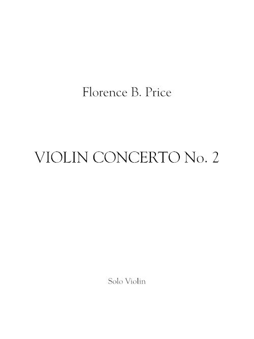 Price: Violin Concerto No. 2 in D Minor