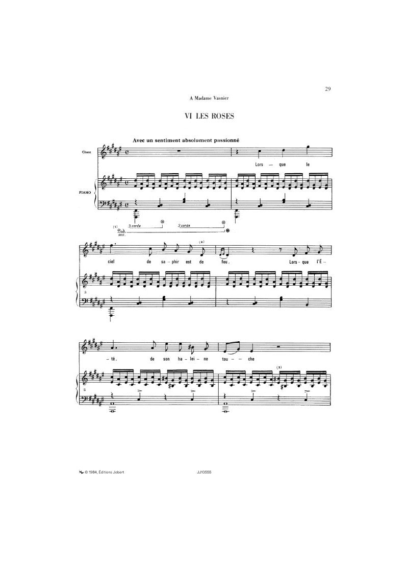 Debussy: 7 Poèmes de Banville