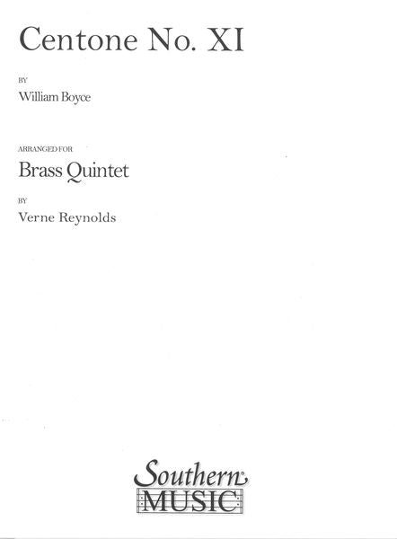 Boyce: Centone No. 11 (arr. for brass quintet)