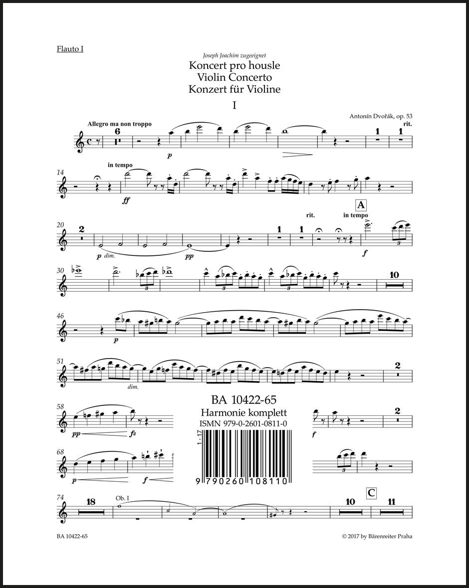 Dvořák: Violin Concerto in A Minor, Op. 53