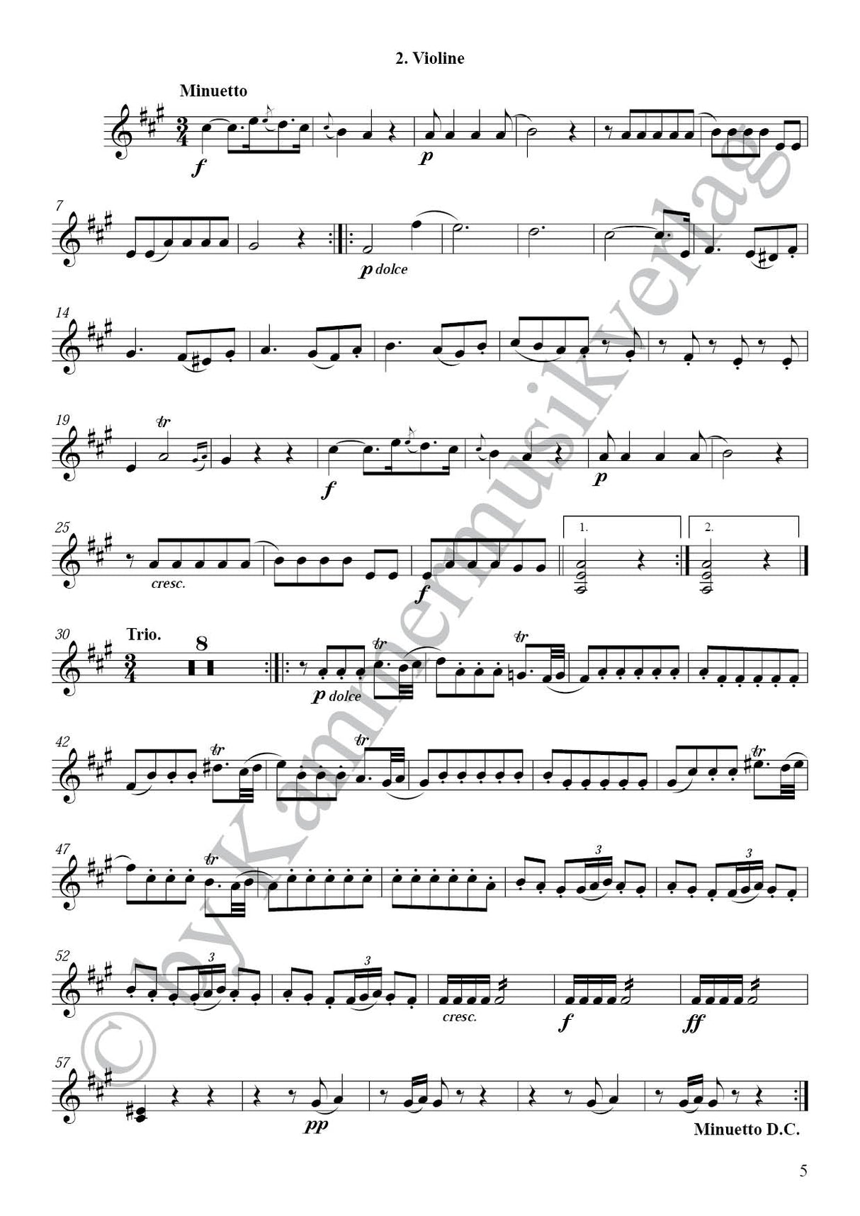 Boccherini: String Quintet in A Major, G 316, Op. 29, No. 4