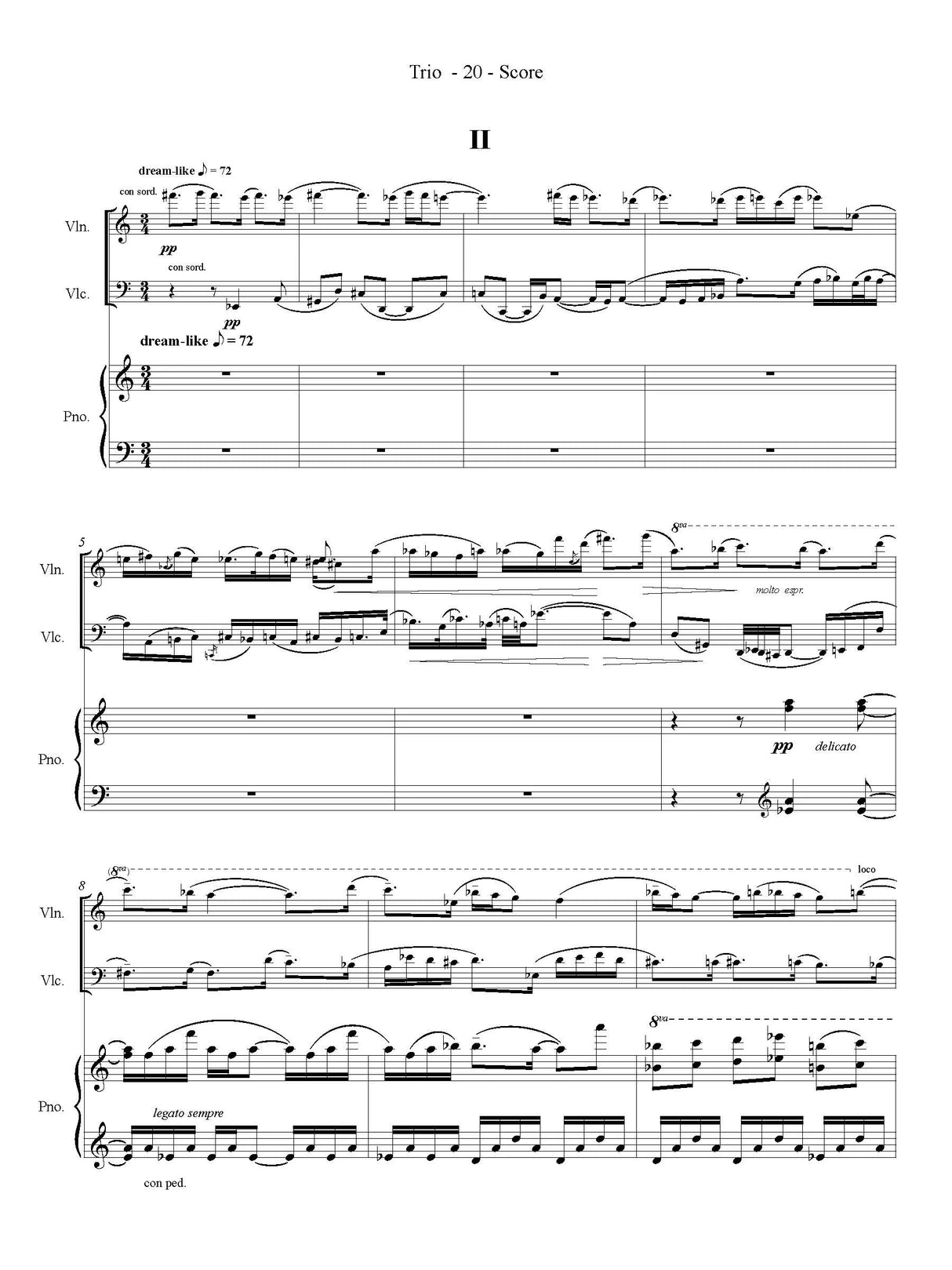 Shawn: Piano Trio