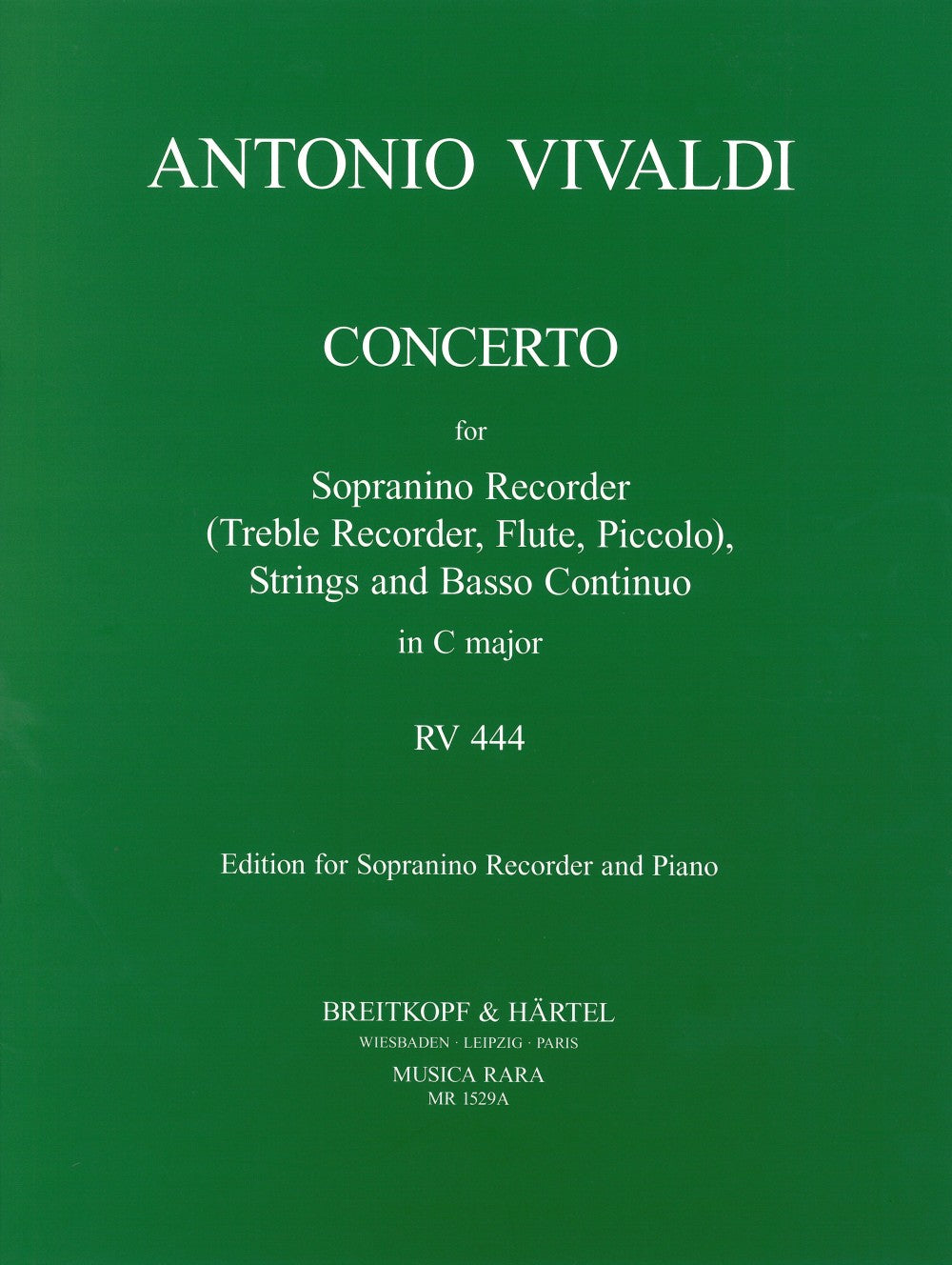 Vivaldi: Flautino Concerto in C Major, RV 444