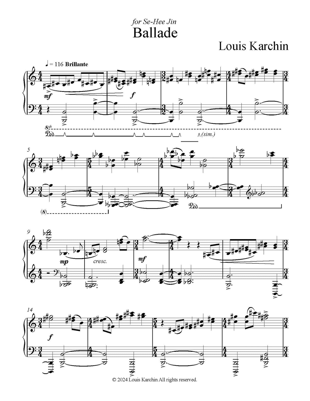 Karchin: Ballade