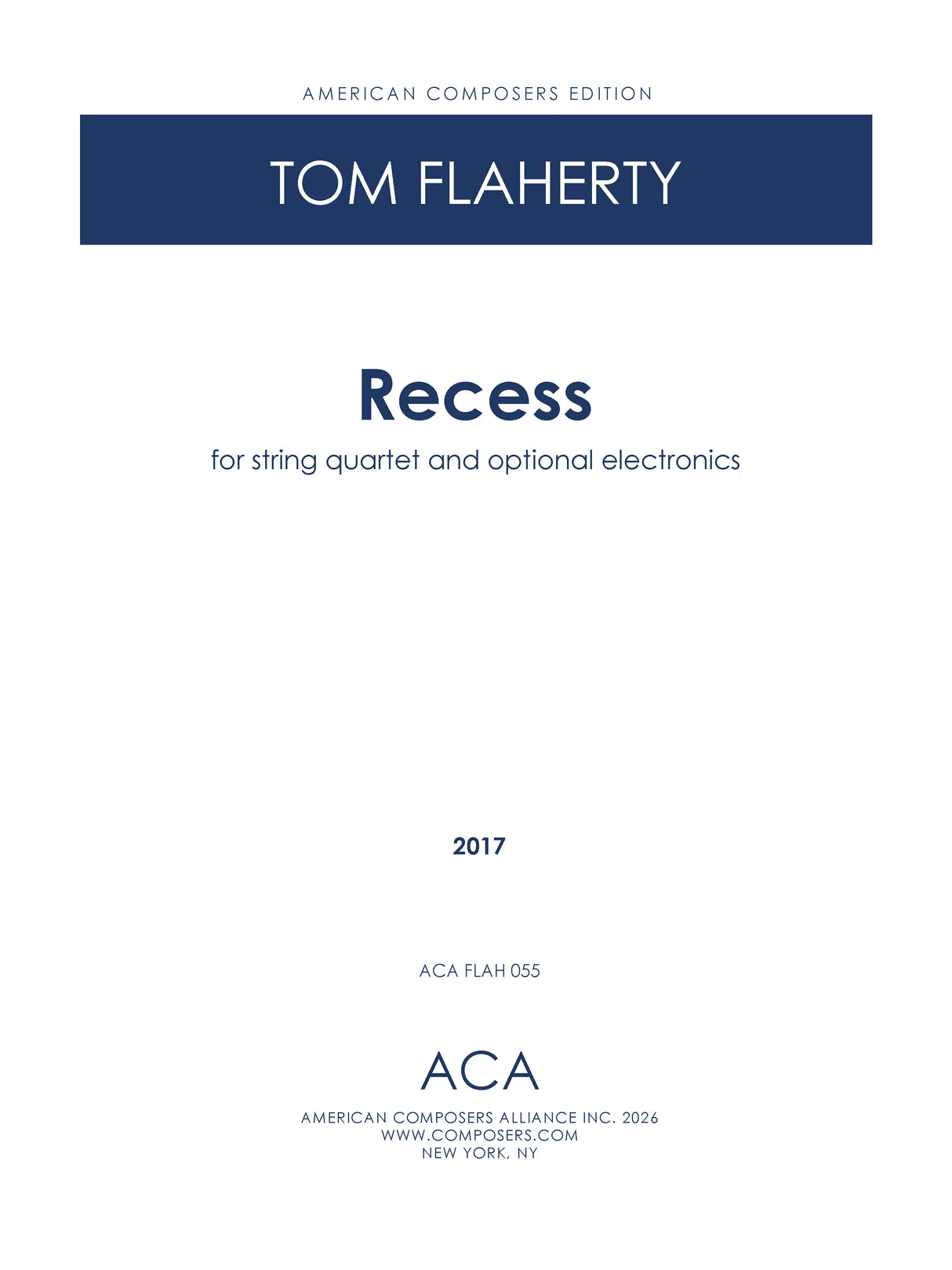 Flaherty: Recess