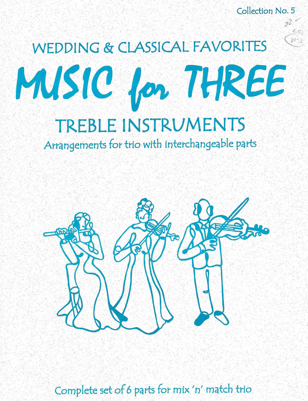 Music for Three Treble Instruments - Wedding & Classical Collection No. 5