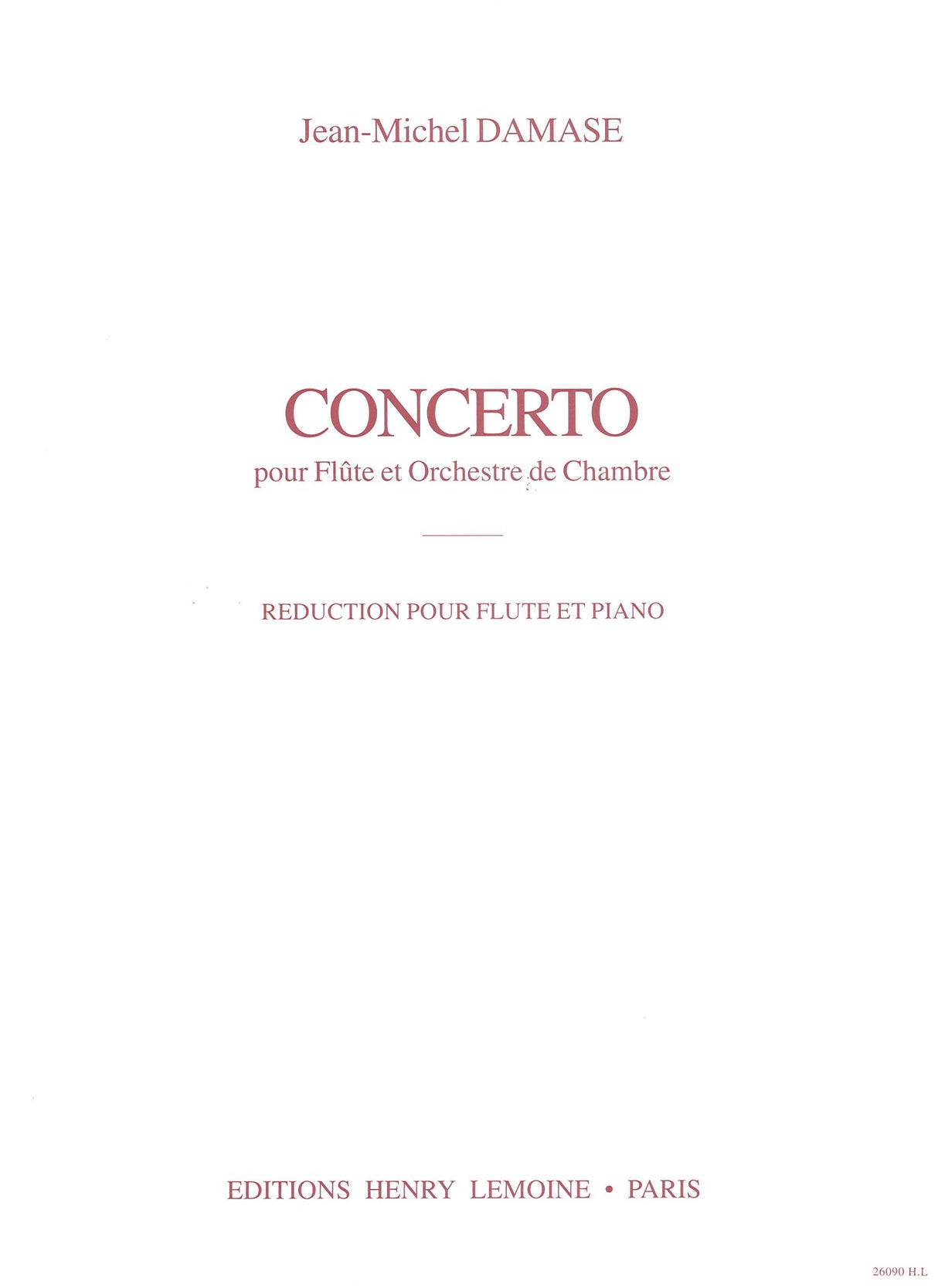 Damase: Flute Concerto