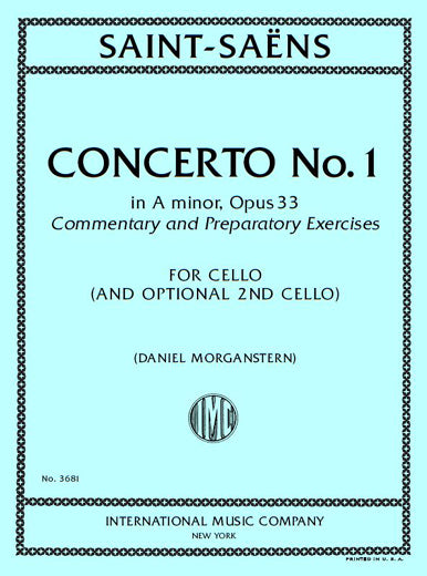 Commentary and Prepatory Exercises to Saint-Saëns' Concerto No. 1 in A Minor, Op. 33
