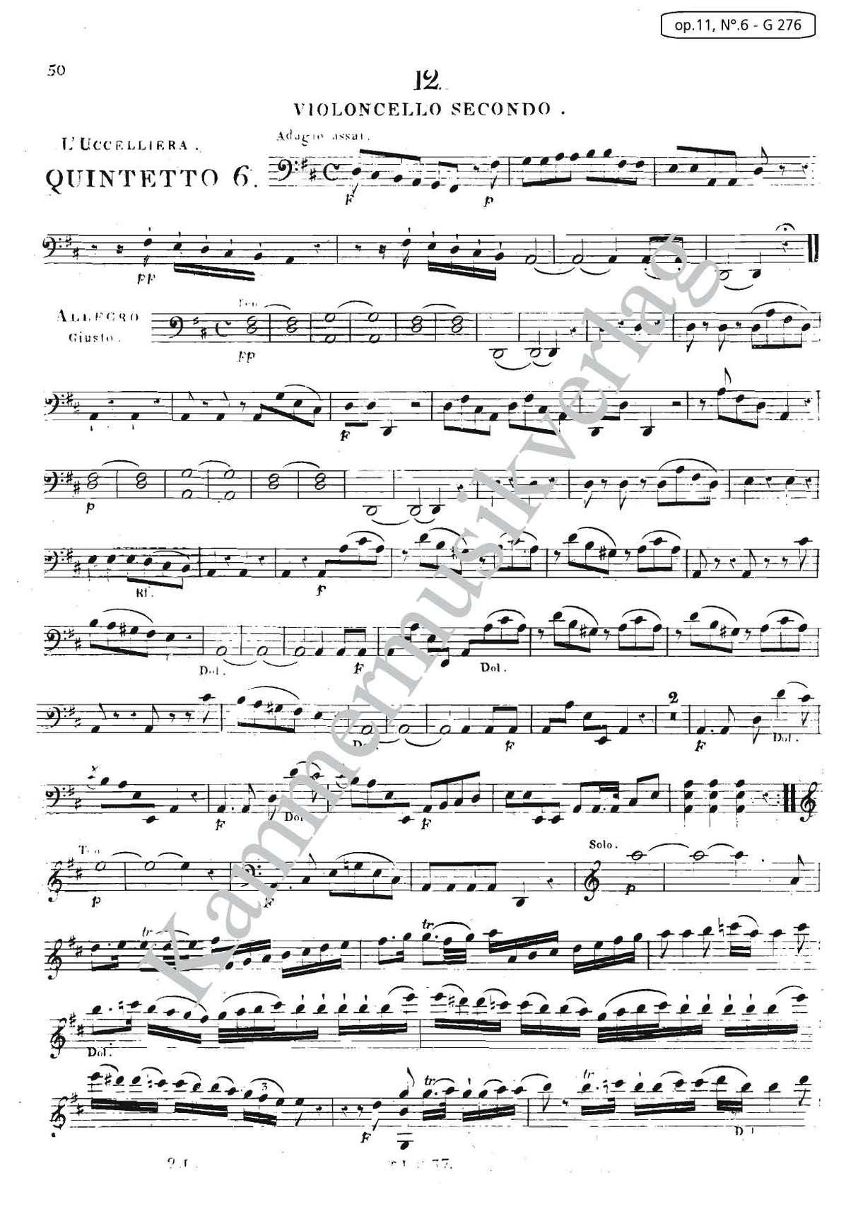 Boccherini: 6 String Quintets, G 271-276, Op. 11, Nos. 1-6