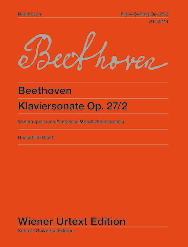 Beethoven: Piano Sonata No. 14 in C-sharp Minor, Op. 27, No. 2 ("Moonlight")