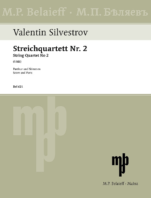 Silvestrov: String Quartet No. 2