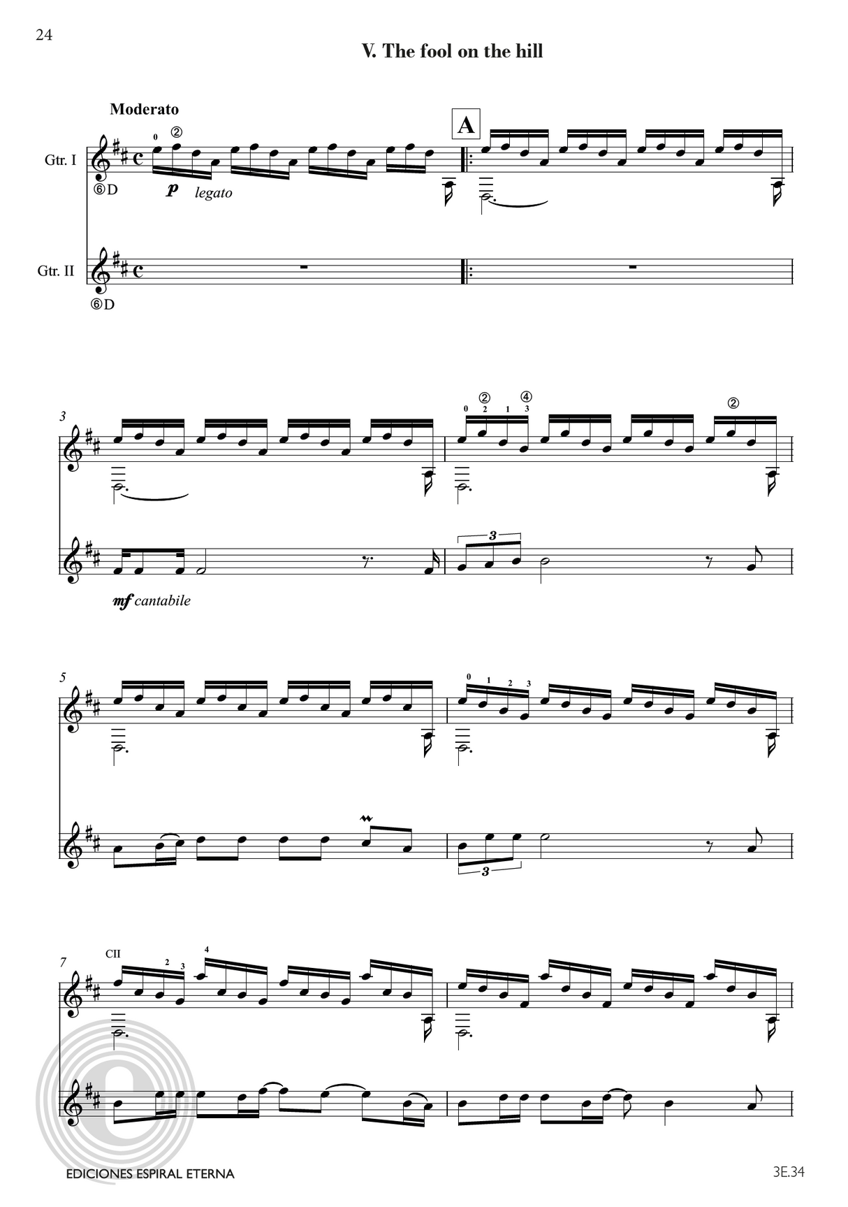 Brouwer: Beatlerianas (Version for 2 Guitars)