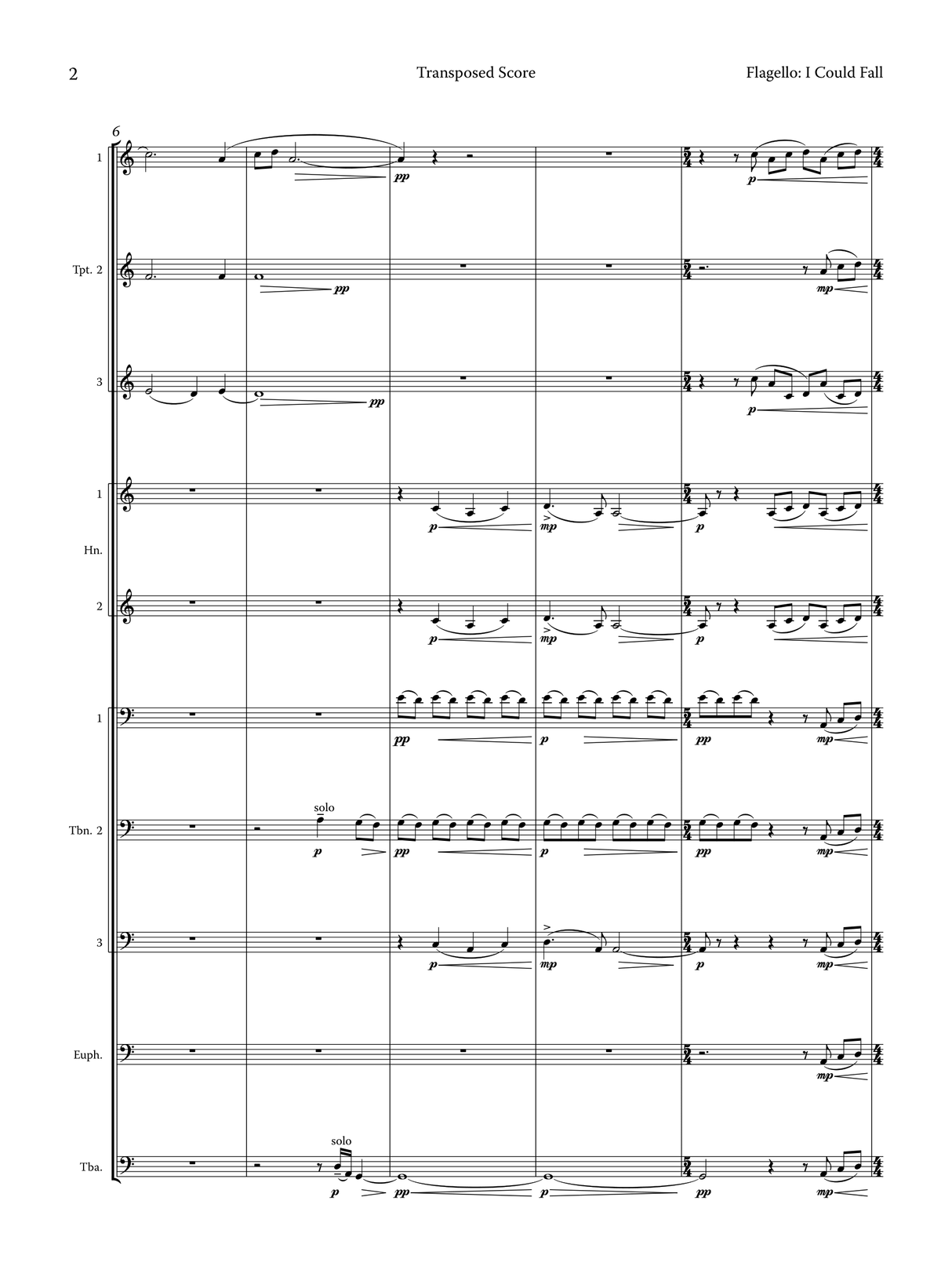 Flagello: I Could Fall (Version for Brass Ensemble)