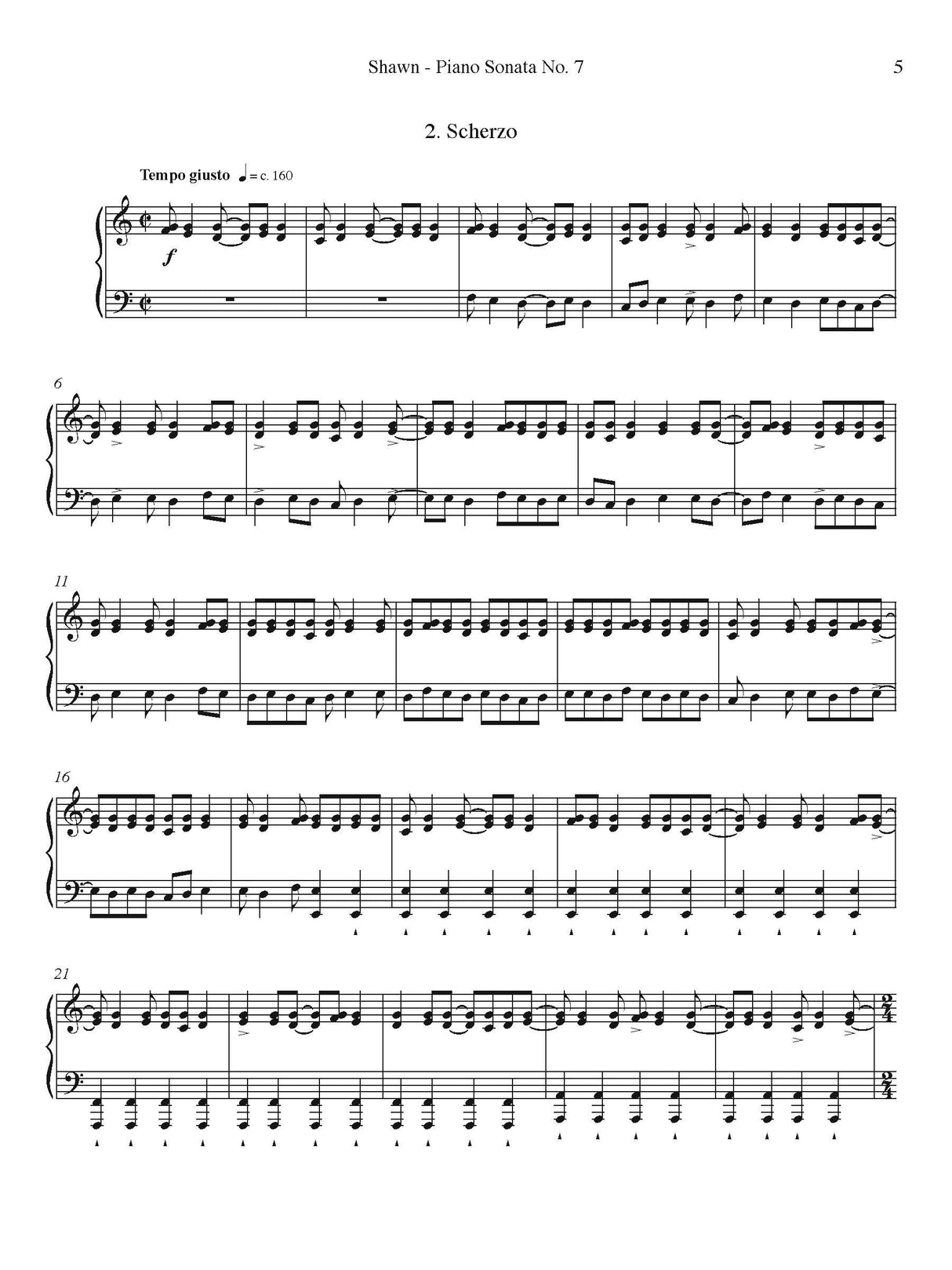 Shawn: Piano Sonata No. 7