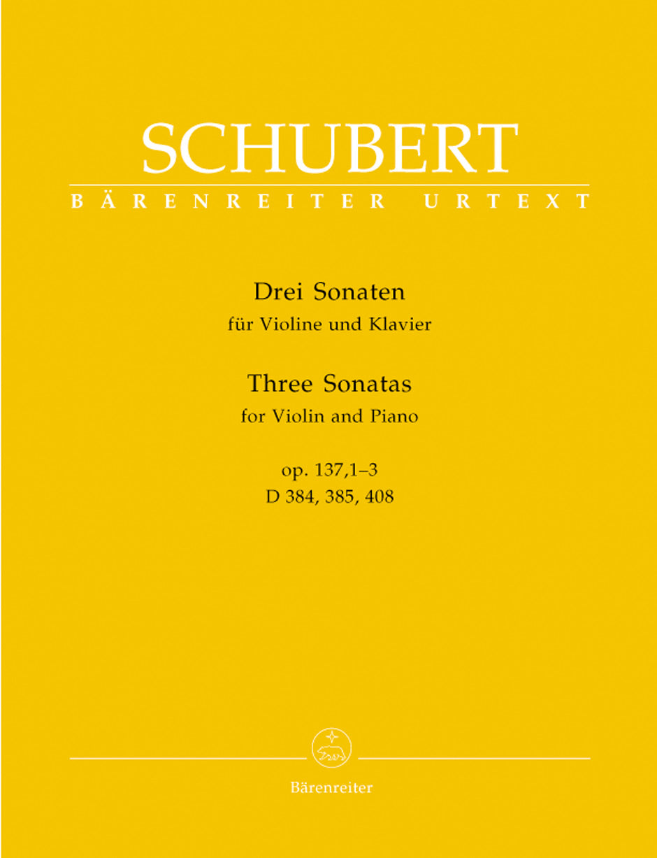 Schubert: Three Violin Sonatinas, Op. posth. 137