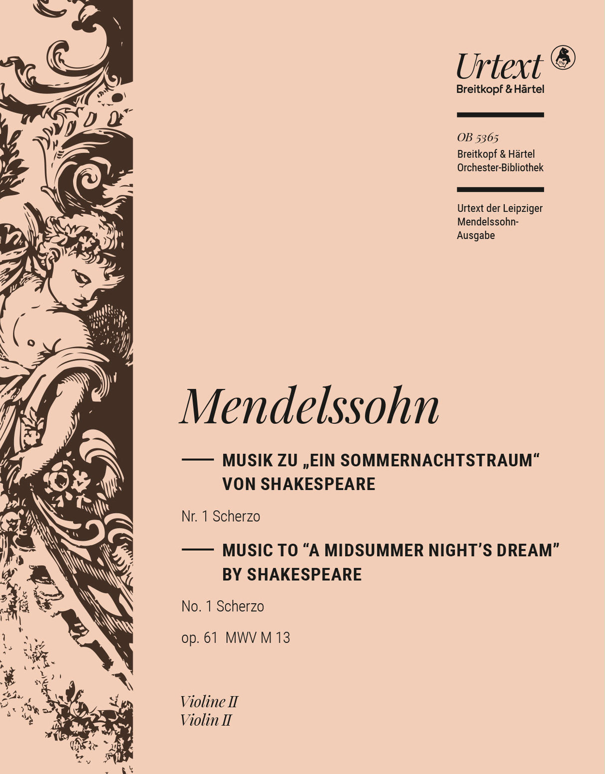 Mendelssohn: Scherzo from A Midsummer Night's Dream, MWV M 13, Op. 61