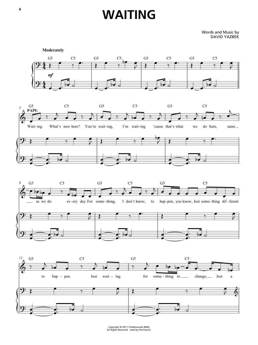 The Band's Visit - Vocal Selections