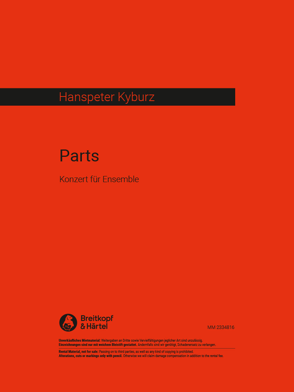Kyburz: Parts
