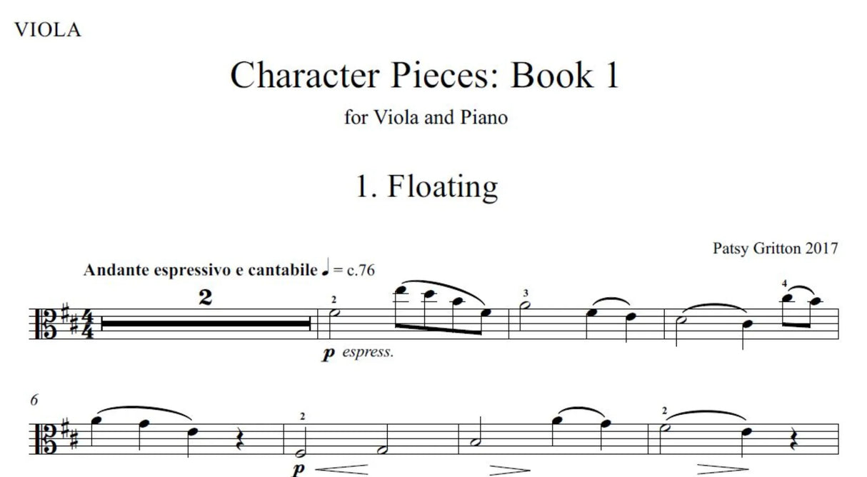 Pa. Gritton: Character Pieces - Book 1