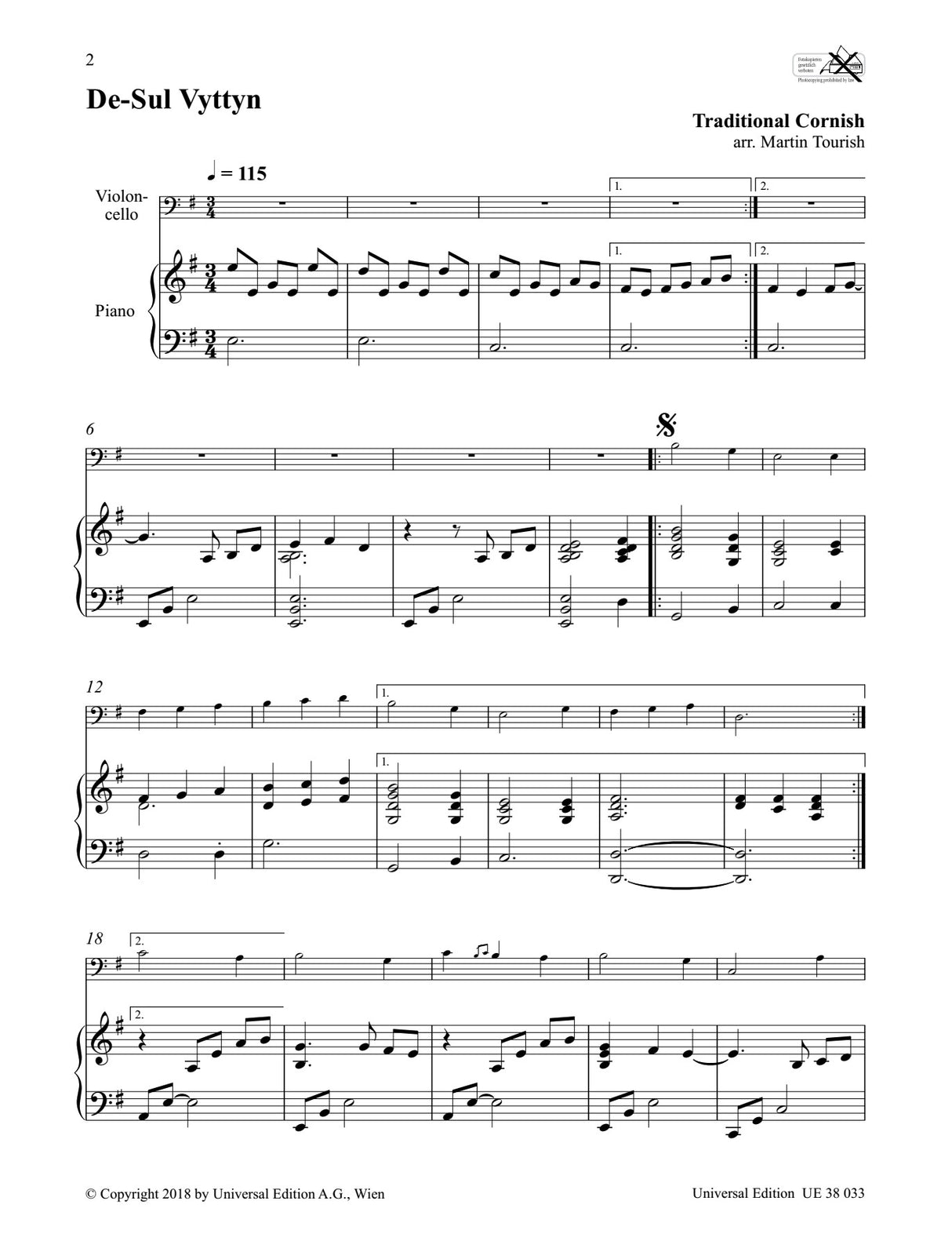 Celtic – Play Along Cello