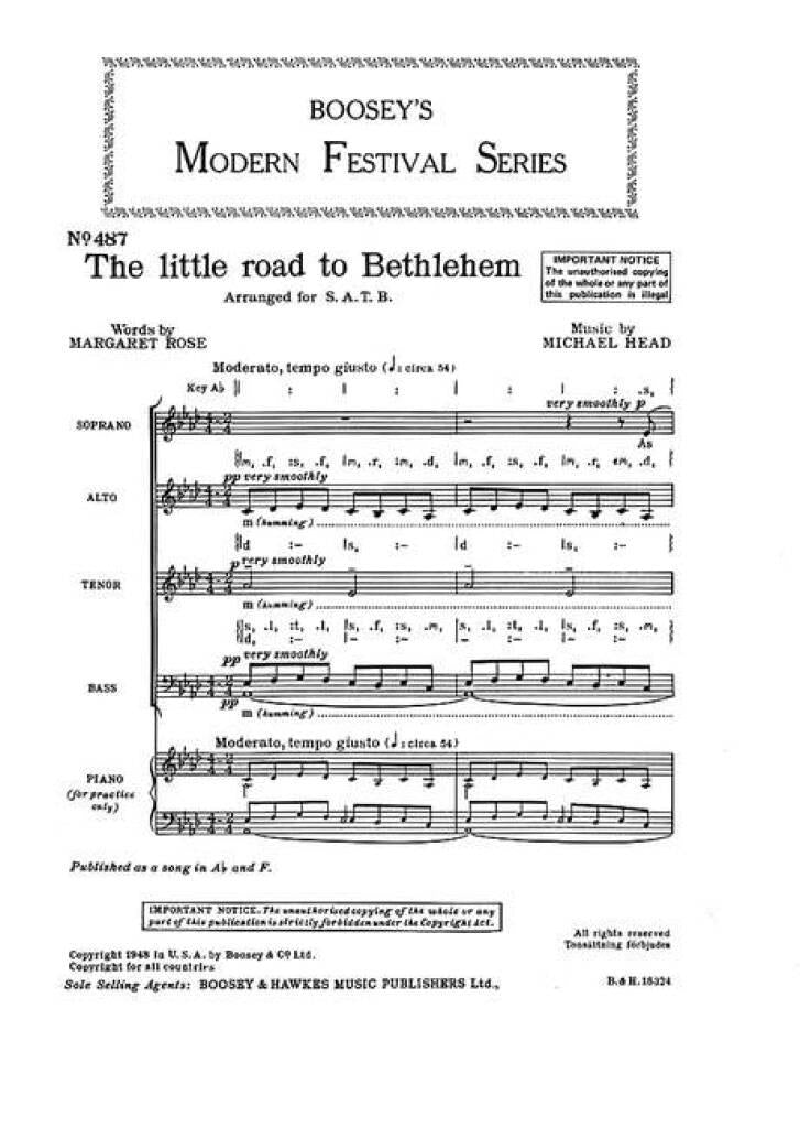 Head: The Little Road to Bethlehem