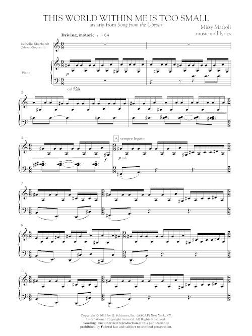 Mazzoli: This World Within Me is Too Small