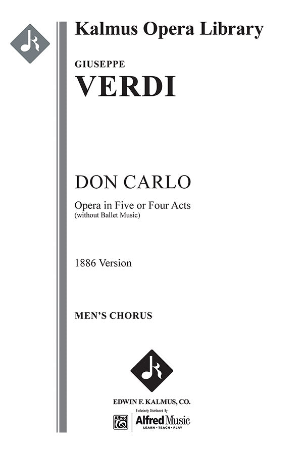 Verdi: Don Carlo (1886 version)