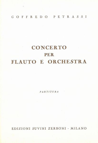 Petrassi: Flute Concerto