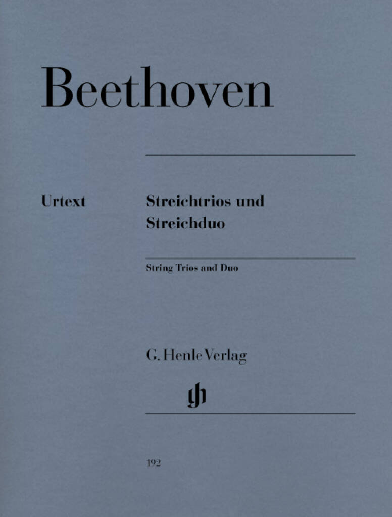 Beethoven: String Trios, Opp. 3, 8, and 9 and String Duo, WoO 32
