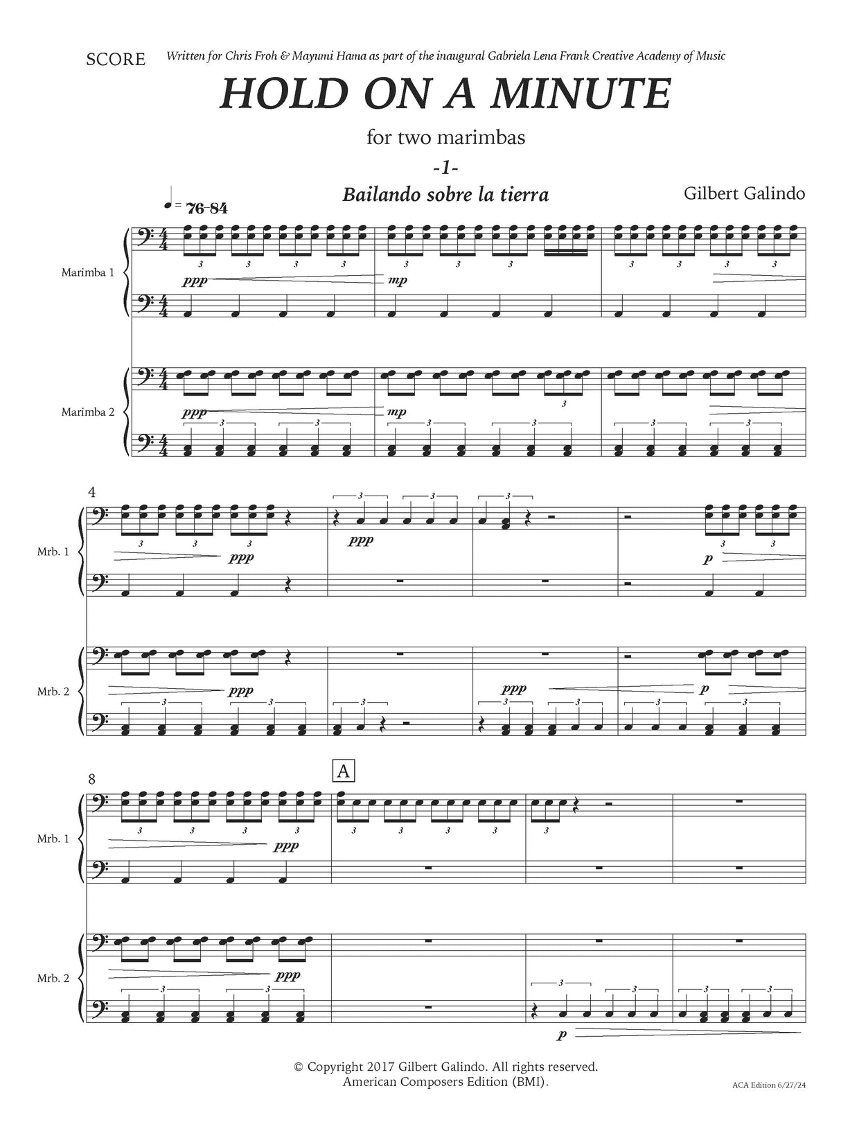 Galindo: Hold On A Minute