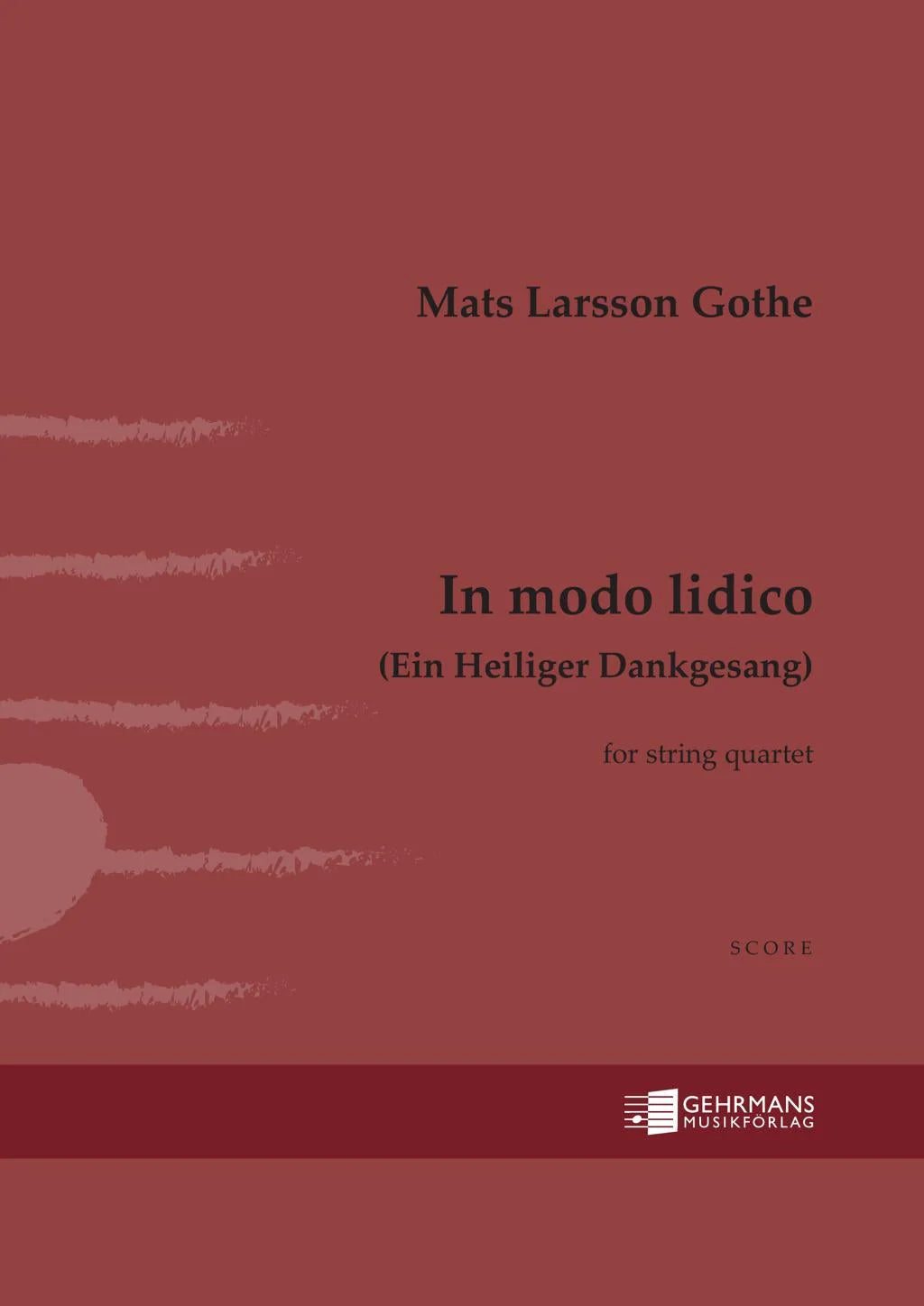 Gothe: In modo lidico