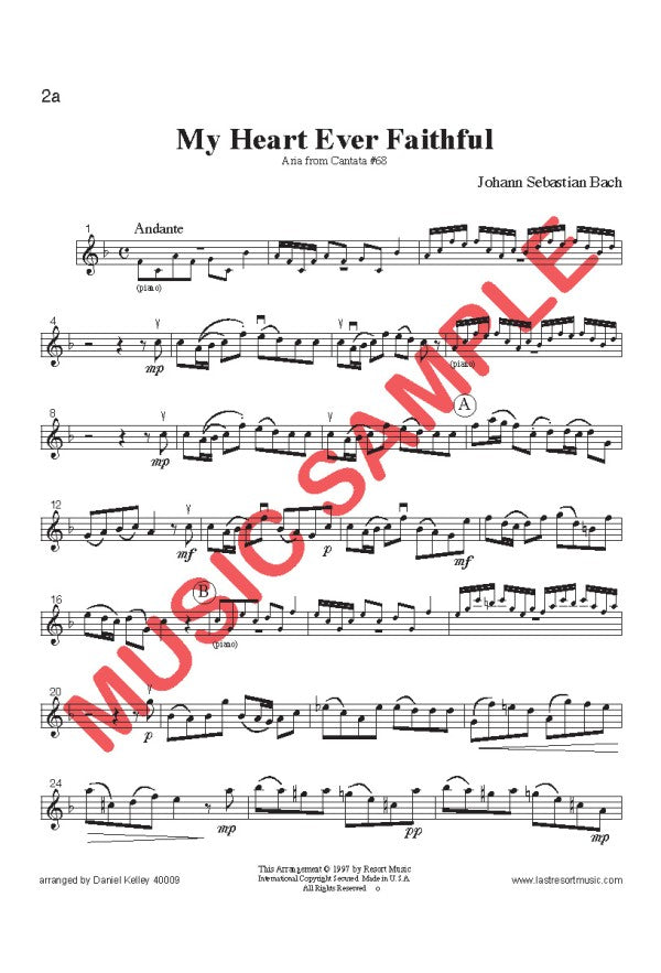 20 Sacred and Spiritual Solos (for violin, flute, or oboe with piano)