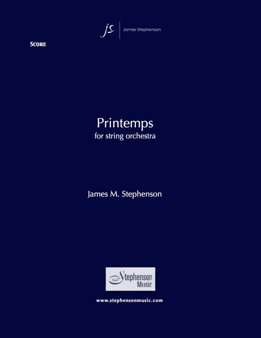 Stephenson: Printemps (Version for String Orchestra)