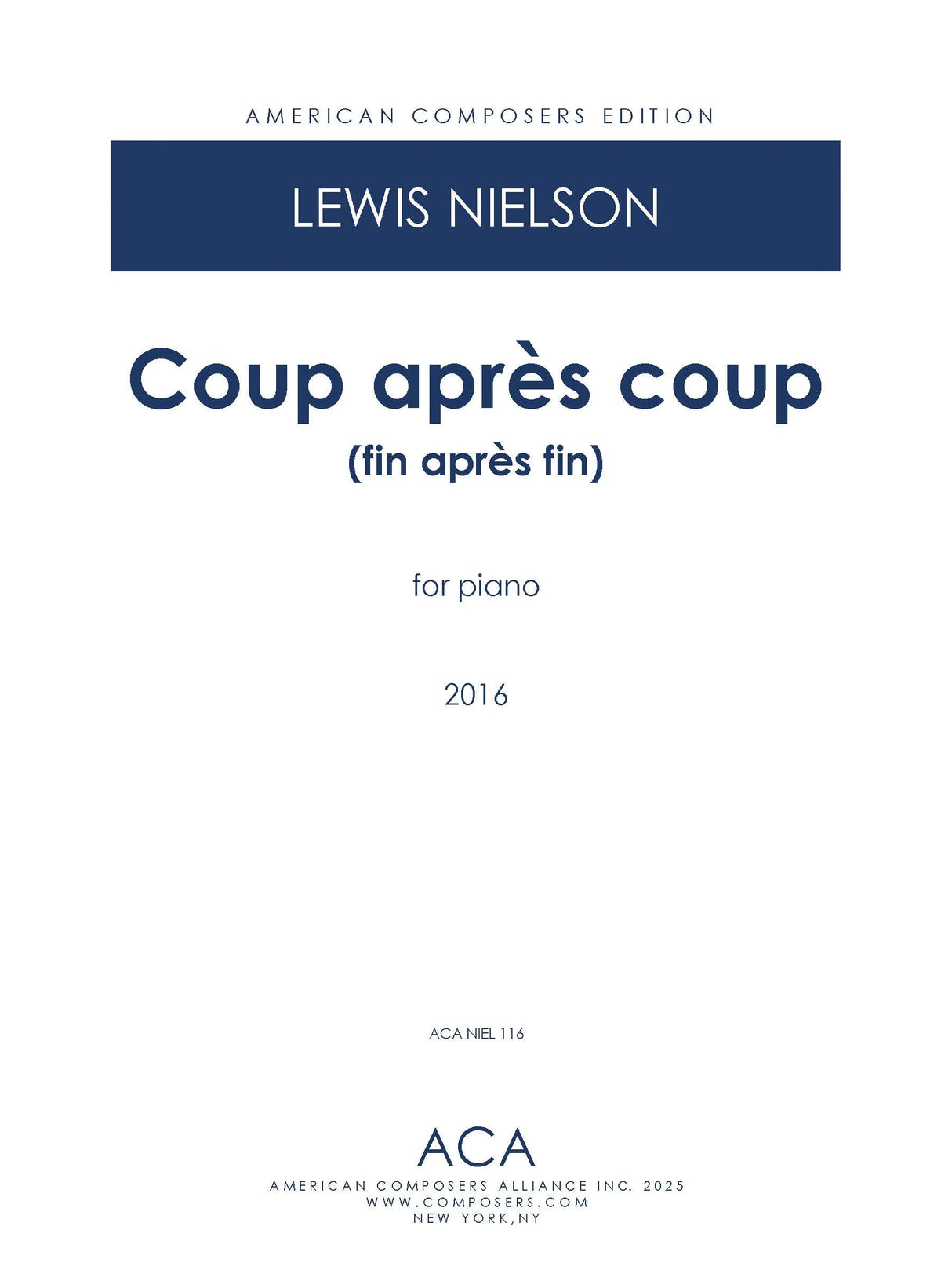 Nielson: Coup après coup