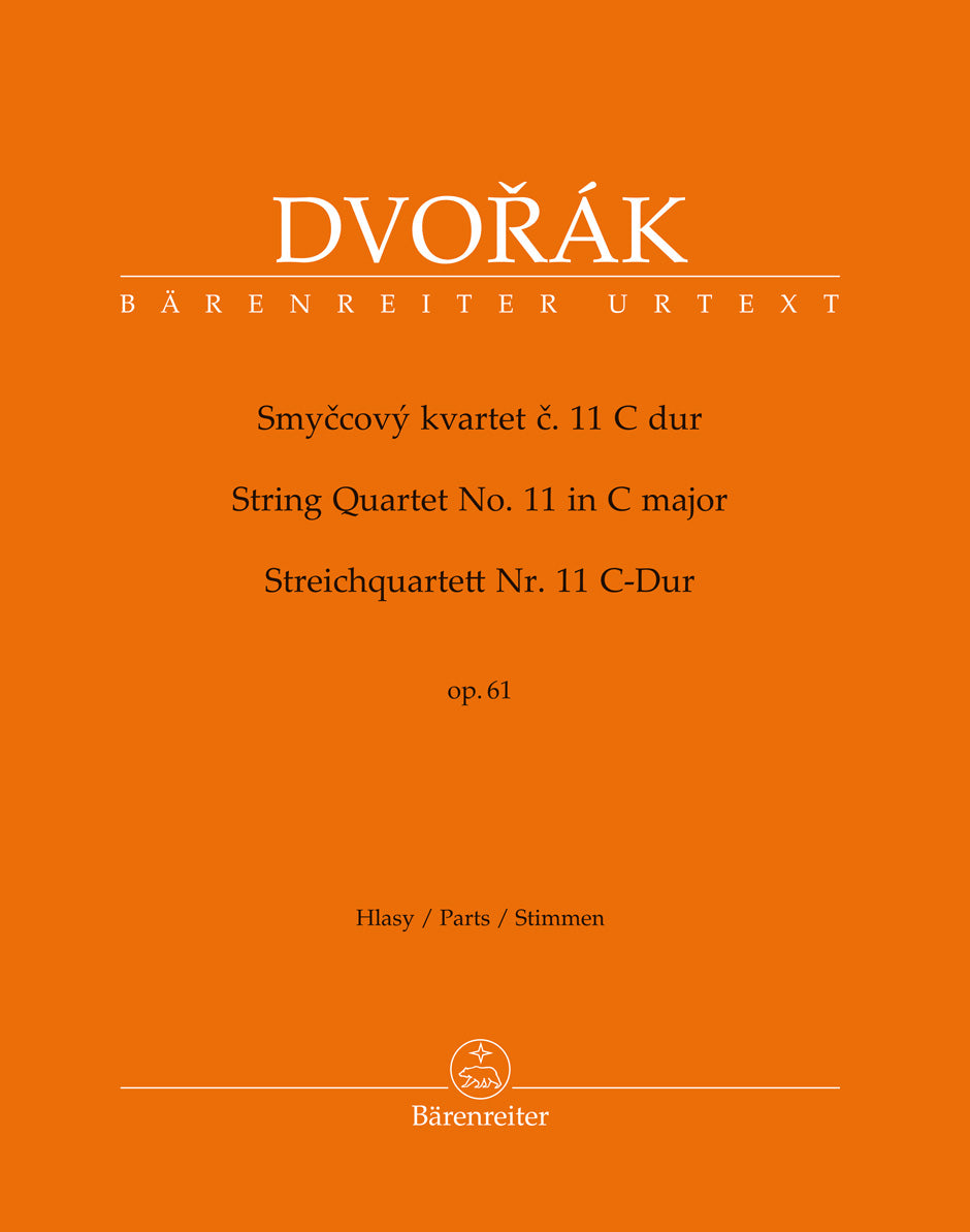 Dvořák: String Quartet No. 11 in C Major, Op. 61