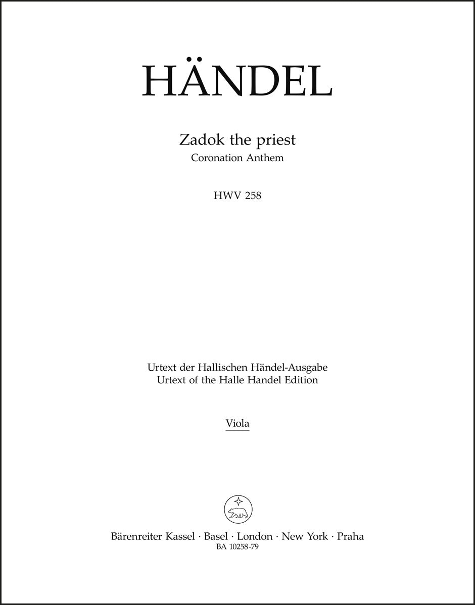 Handel: Zadok the Priest, HWV 258