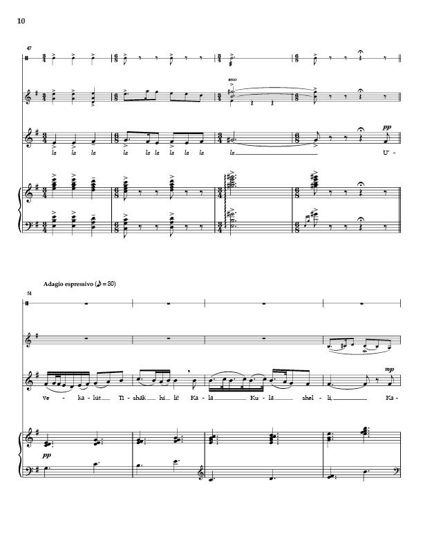 Whitacre: 5 Hebrew Love Songs (Version for Soprano, Violin, & Piano)