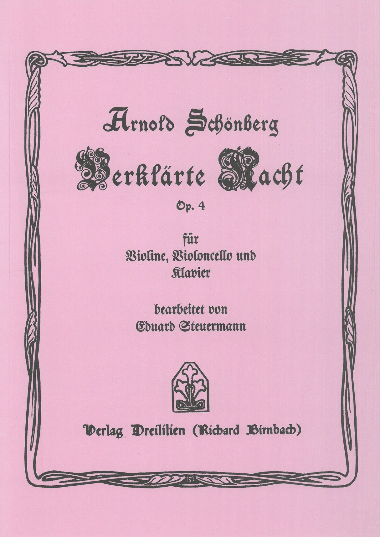 Schoenberg: Verklärte Nacht, Op. 4 (arr. for piano trio)