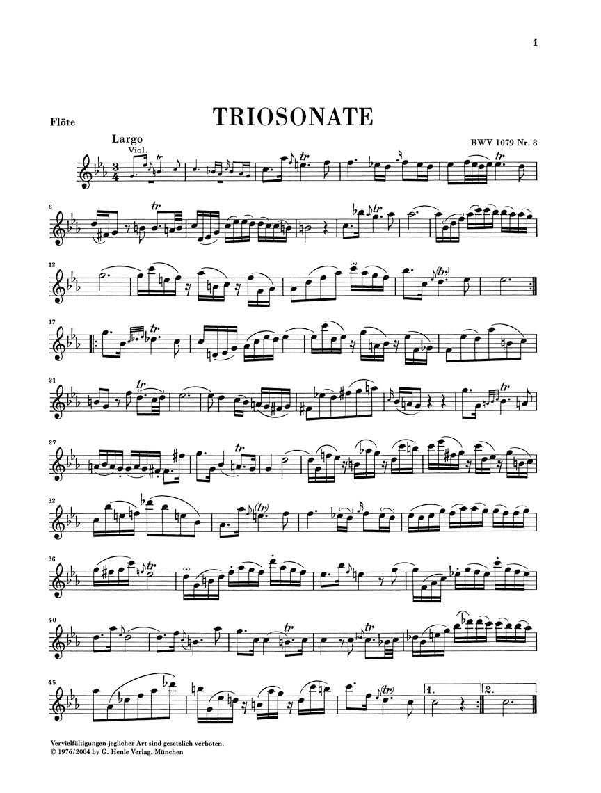 Bach: Trio Sonata and Canon Perpetuus, BWV 1079, Nos. 8 & 9